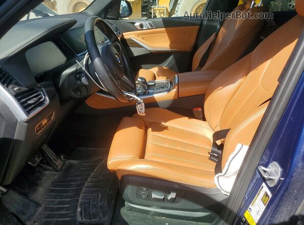 5UXCR6C01M9F35309 2021 BMW X5 Blue Սալոնի դիմացի տեսք