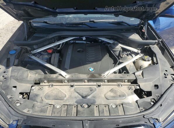 5UXCR6C01M9F35309 2021 BMW X5 Blue Սալոնի հետևի տեսք