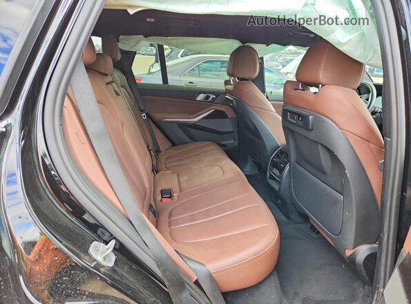5UXCR6C01M9F43779 2021 BMW X5 Black Rear seats view