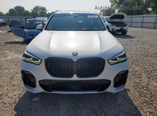 5UXCR6C01M9F63613 2021 BMW X5 White Դիմացի տեսք