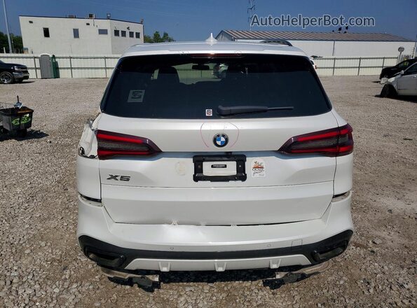 5UXCR6C01M9F63613 2021 BMW X5 White Հետևի տեսք