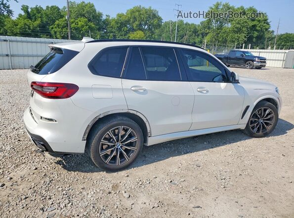 5UXCR6C01M9F63613 2021 BMW X5 White Հետևի աջ