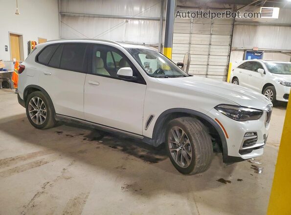 5UXCR6C02L9B81279 2020 BMW X5 White Delantero derecho