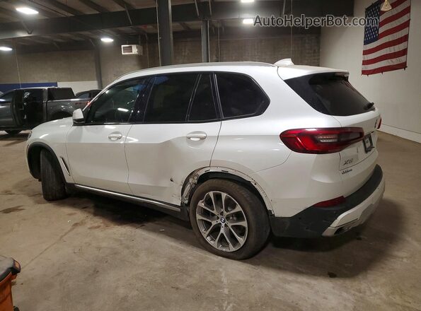 5UXCR6C02L9B81279 2020 BMW X5 White Trasero izquierdo