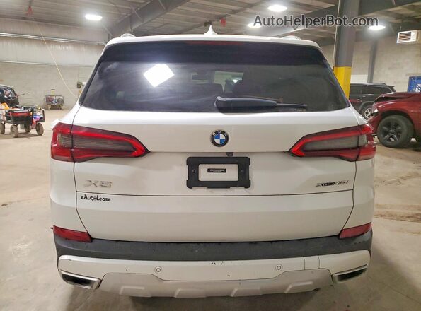 5UXCR6C02L9B81279 2020 BMW X5 White Vista trasera