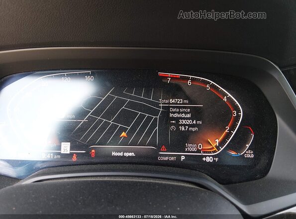 5UXCR6C02L9B81721 2020 BMW X5 Белый Вид задних сидений