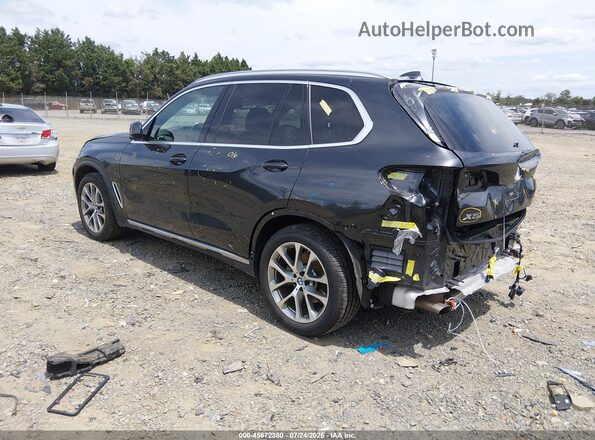 5UXCR6C02L9B87485 2020 BMW X5 Black უკანა მარცხენა