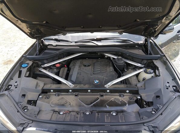 5UXCR6C02L9B87485 2020 BMW X5 Black უკანა ხედი