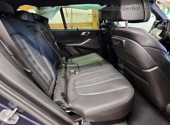 5UXCR6C02M9F38817 2021 BMW X5 Charcoal Rear interior view