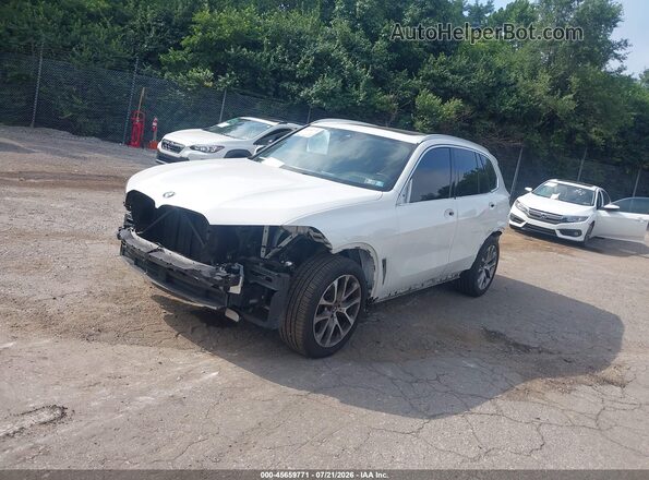 5UXCR6C03L9B87379 2020 BMW X5 White Vista tres cuartos delantera izquierda