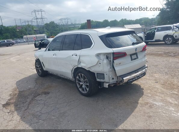 5UXCR6C03L9B87379 2020 BMW X5 White Trasero izquierdo