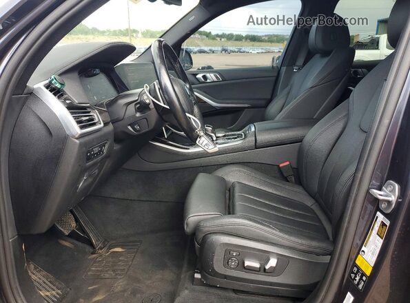 5UXCR6C03L9C25158 2020 BMW X5 Blue Front interior view