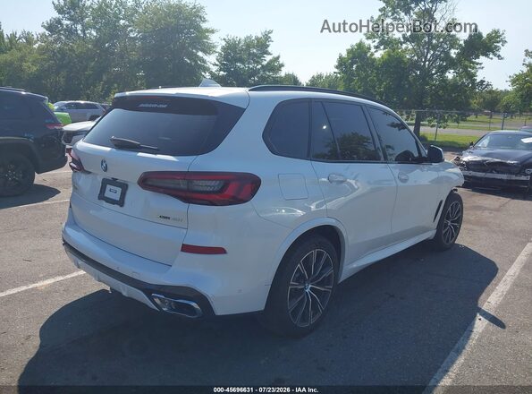5UXCR6C03N9K56698 2022 BMW X5 Белый Задняя правая четверть