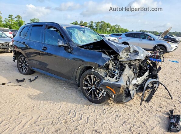 5UXCR6C03N9M33346 2022 BMW X5 Black Передня права чверть