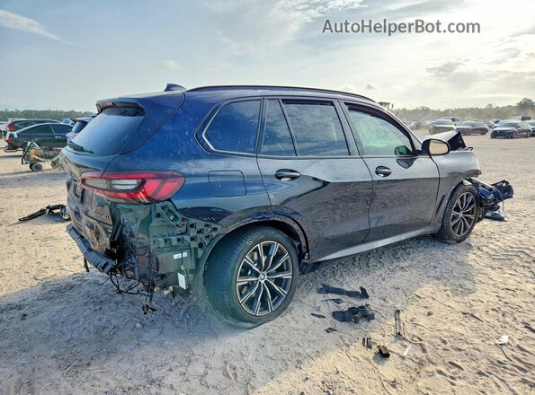 5UXCR6C03N9M33346 2022 BMW X5 Black Задня права чверть
