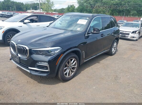 5UXCR6C04M9D86605 2021 BMW X5 Black Front left