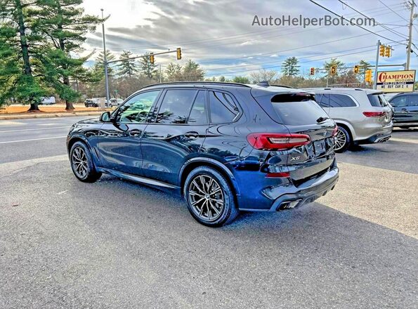 5UXCR6C04M9G98133 2021 BMW X5 Blue Rear right