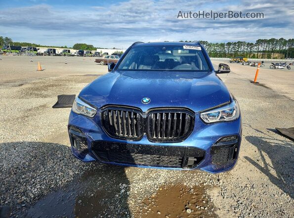 5UXCR6C04P9N69245 2023 BMW X5 Blue Front view