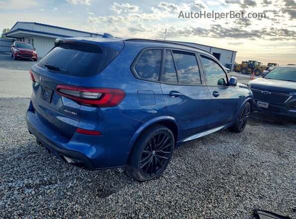 5UXCR6C04P9N69245 2023 BMW X5 Blue Rear right