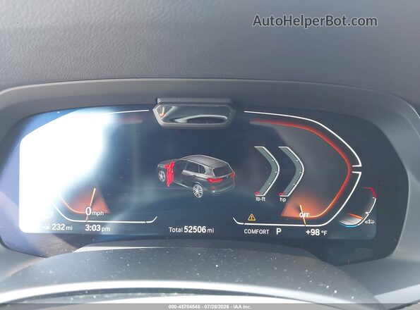 5UXCR6C04P9R72304 2023 BMW X5 Black უკანა სავარძლების ხედი