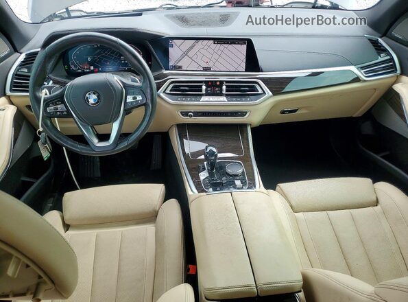 5UXCR6C05M9F89227 2021 BMW X5 Brown Вид панелі приладів