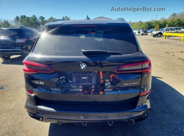 5UXCR6C05N9L08400 2022 BMW X5 Black უკანა ხედი