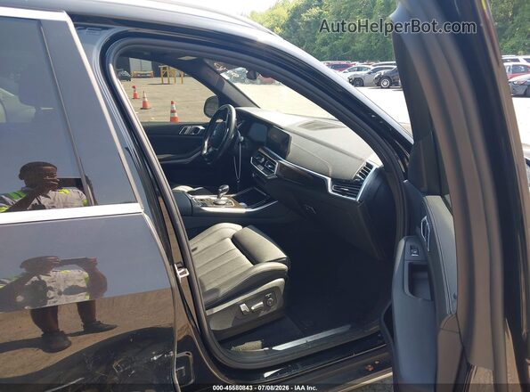 5UXCR6C07L9B61240 2020 BMW X5 Black წინა სალონის ხედი
