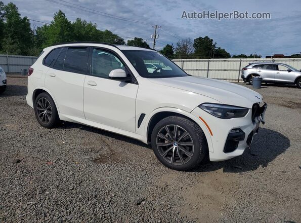5UXCR6C07M9F95160 2021 BMW X5 White Front right