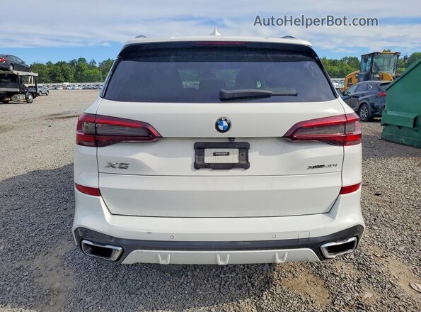 5UXCR6C07M9F95160 2021 BMW X5 White Rear view