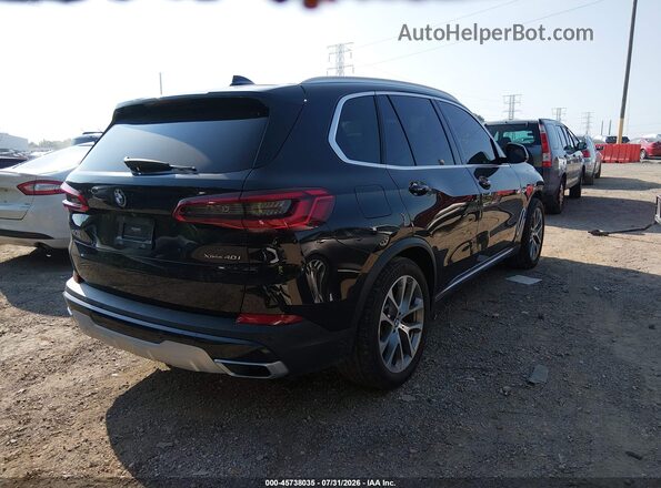 5UXCR6C08LLL66145 2020 BMW X5 Black Задня права чверть