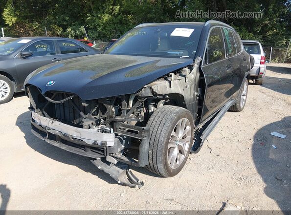 5UXCR6C08LLL66145 2020 BMW X5 Black Передня ліва чверть