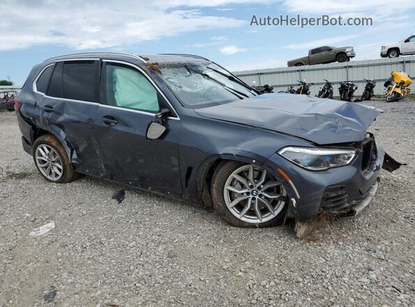 5UXCR6C08N9L95385 2022 BMW X5 Charcoal Առջևի աջ