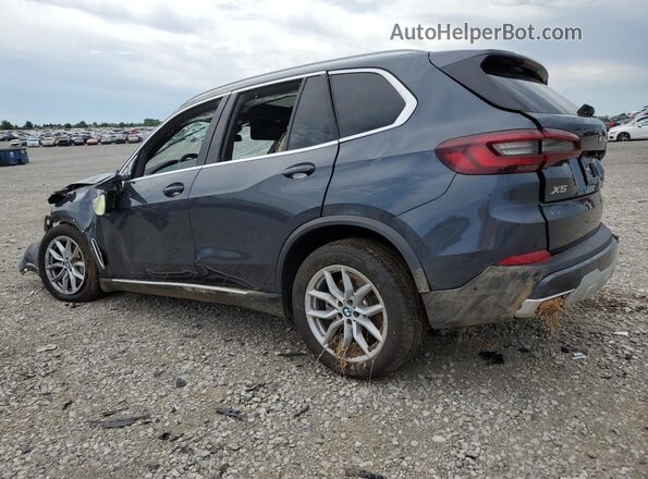 5UXCR6C08N9L95385 2022 BMW X5 Charcoal Հետևի ձախ