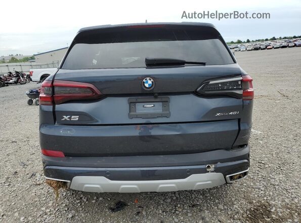 5UXCR6C08N9L95385 2022 BMW X5 Charcoal Հետևի տեսք