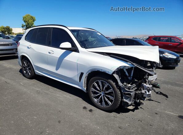 5UXCR6C09L9B65919 2020 BMW X5 White Передня права чверть