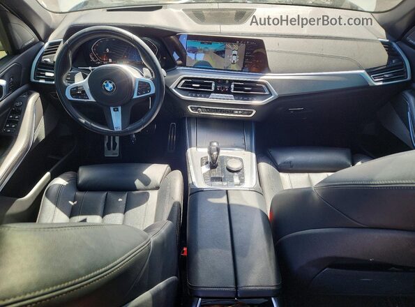 5UXCR6C09L9B65919 2020 BMW X5 White Вид панелі приладів