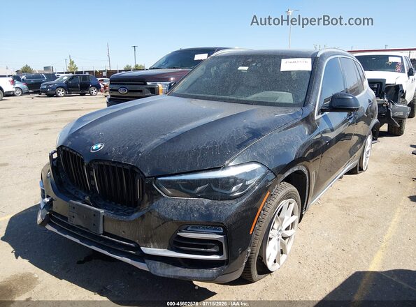 5UXCR6C09L9B94501 2020 BMW X5 Black Front left