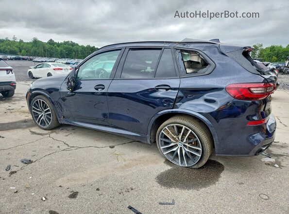 5UXCR6C09M9F82930 2021 BMW X5 Blue Tył lewy