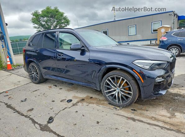 5UXCR6C09M9F82930 2021 BMW X5 Blue Przód prawy