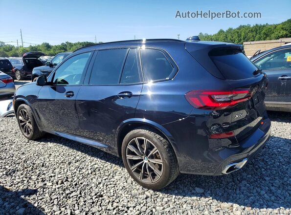 5UXCR6C09N9L18654 2022 BMW X5 Blue Rear left