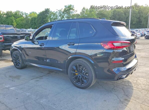 5UXCR6C09N9M22044 2022 BMW X5 Черный Задняя левая четверть