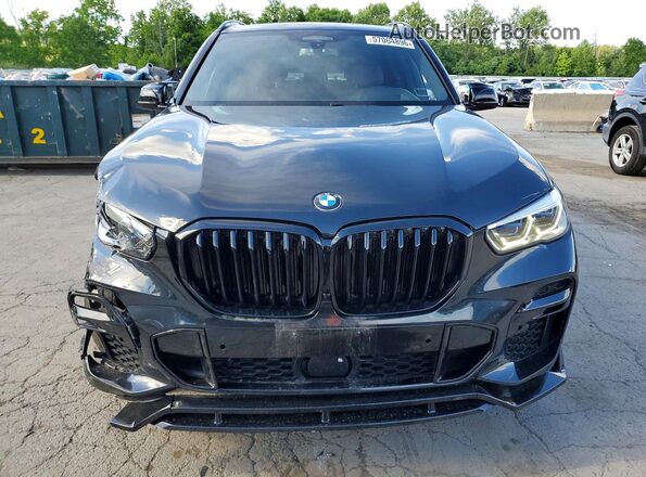 5UXCR6C09N9M22044 2022 BMW X5 Черный Вид спереди