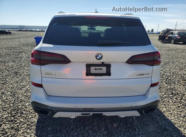 5UXCR6C09N9M87766 2022 BMW X5 White Widok z tyłu