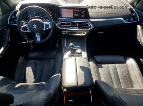 5UXCR6C09N9M87766 2022 BMW X5 White Widok deski rozdzielczej