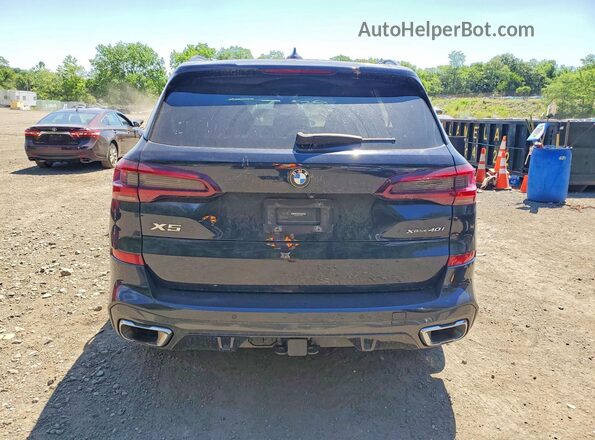 5UXCR6C0XM9D78413 2021 BMW X5 Black Հետևի տեսք