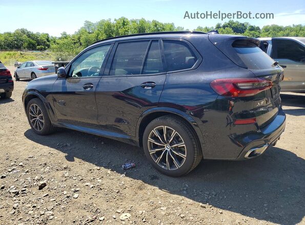 5UXCR6C0XM9D78413 2021 BMW X5 Black Հետևի ձախ
