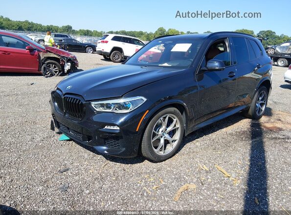 5UXCR6C50KLL12980 2019 BMW X5 Dark Blue Передня ліва чверть