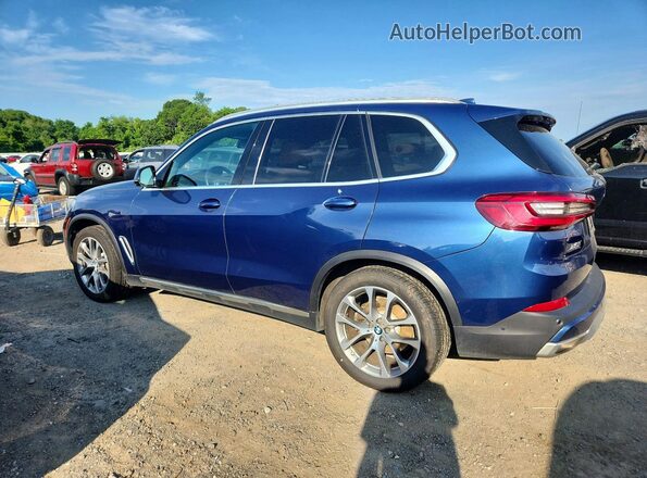 5UXCR6C50KLL39676 2019 BMW X5 Blue Հետևի ձախ