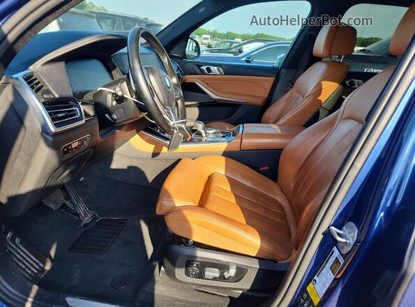 5UXCR6C50KLL39676 2019 BMW X5 Blue Սալոնի դիմացի տեսք