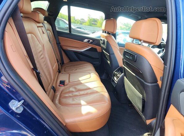 5UXCR6C50KLL39676 2019 BMW X5 Blue Սալոնի հետևի տեսք